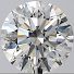 4.50 Carat GEM Round Brilliant Cut Diamond Engagement Ring - PLATINUM Setting